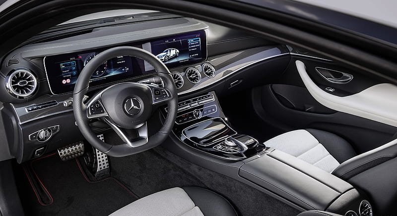 HD wallpaper 2018 mercedes benz e class coupe nappa white black leather interior car